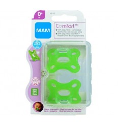 MAM CHUPETE SILICONA COMFORT NU 0 M PACK DOBLE