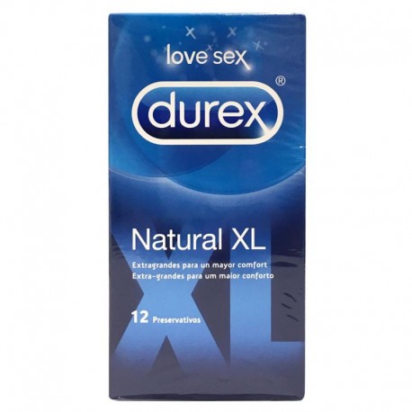 RECKITT DUREX PROFIL NATURAL XL 12 UN
